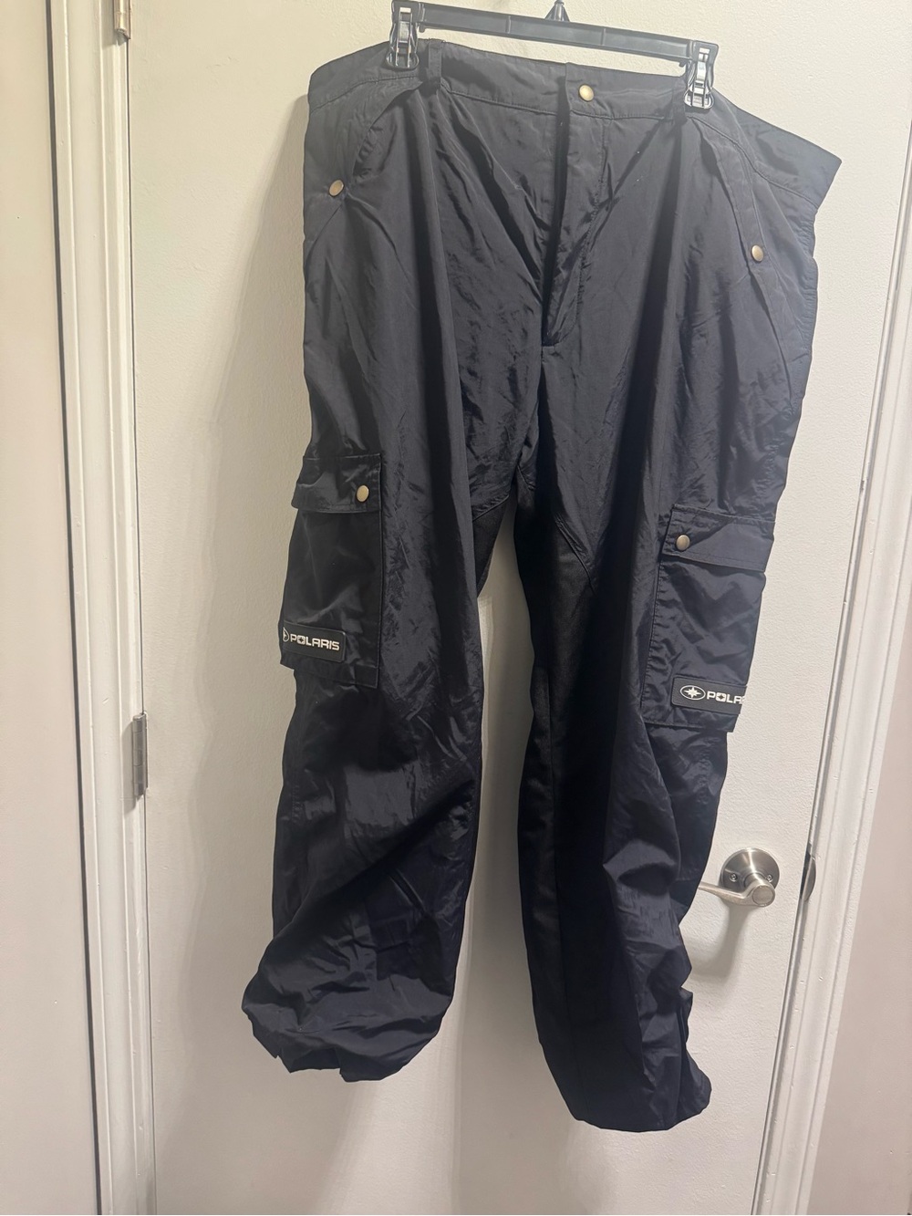 * Polaris Men’s Genuine Quality Snowmobile Riding Pants Black Waterproof Shell